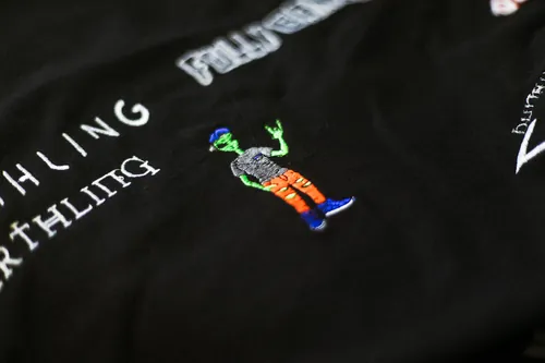 Custom embroidery detail