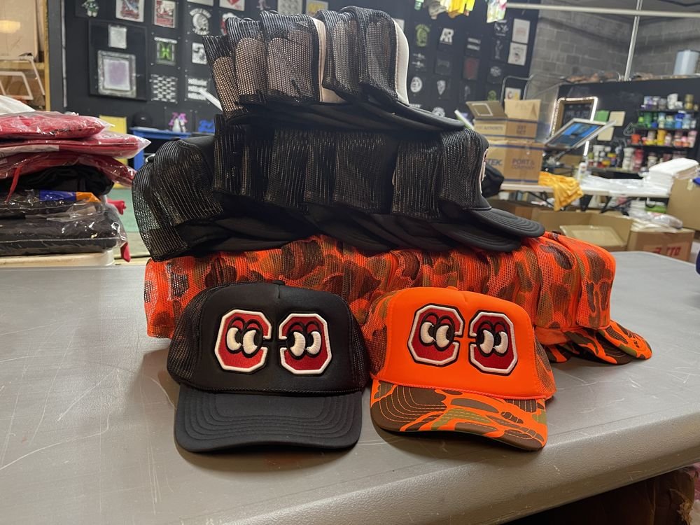 Custom embroidered trucker hats
