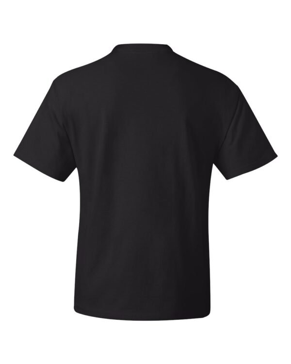 Hanes 5180 Beefy-T, black, back