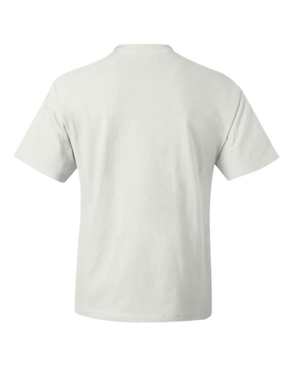 Hanes 5180 Beefy-T, white, back