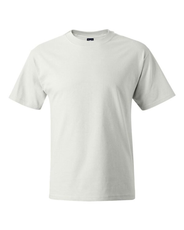 Hanes 5180 Beefy-T, white, front