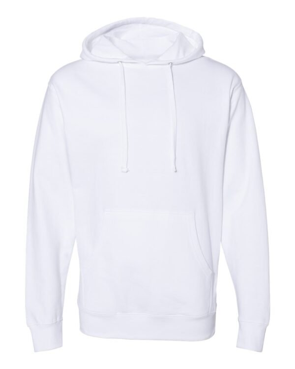 Independent SS4500 Midweight Hoodie, white, front