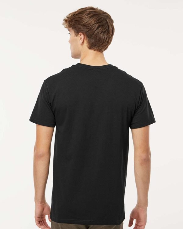 M&O 4800 Gold Soft Touch Tee, black, worn